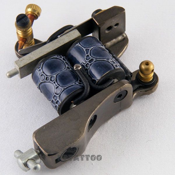 Handmade Damascus Tattoo machine gun for liner Fttattoo  