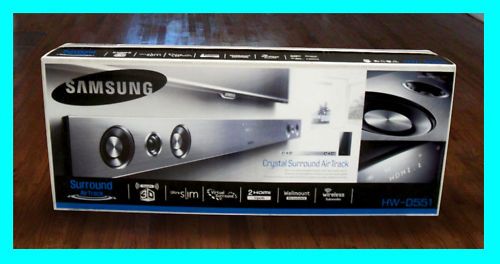 SAMSUNG HW D551 ★ SOUNDBAR w/ WIRELESS SUBWOOFER HWD551  