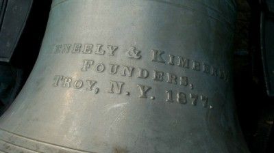 Vintage Antique 27 Bronze Church Bell Meneely & Kimberly Founders 