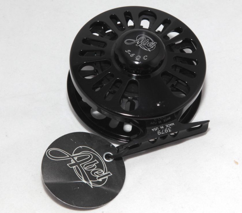 Abel Super QC Seris 5 6 Quick Change Spool Fly Fishing Reel Black Made 