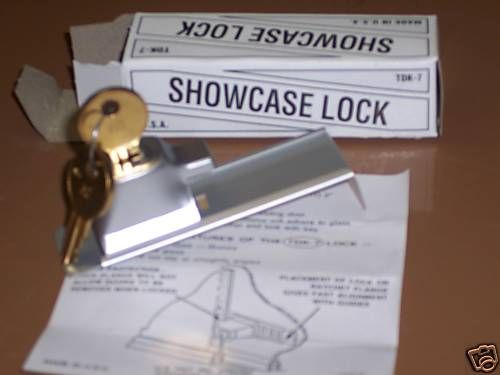 SHOWCASE LOCK STICK  ON ALUMINUM TDK 7 USA  