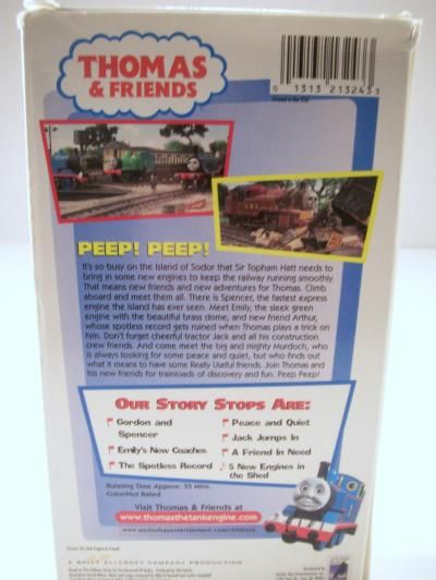 Thomas & Friends New Friends for Thomas VHS Tape 097368744233  