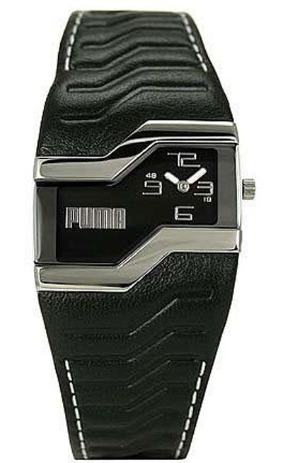 Black Leather Band PUMA Temptation Ladies New Watch  