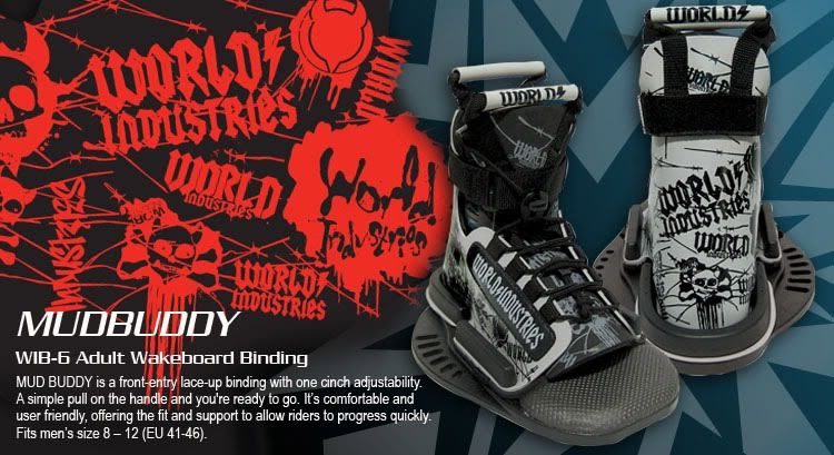 World Industries MUD BUDDY Wakeboard Binding   Adult 737826024674 