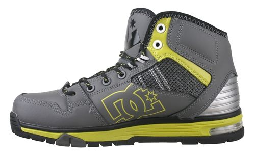 DC Shoes Mens Hi Cut Sneakers 302397 Versatile High WR Gray  