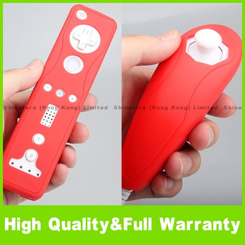 REMOTE NUNCHUCK CONTROLLER SILICONE SKIN CASE FOR WII  