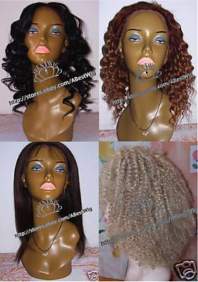 Custom lace wig 100% remy hair&hand knotted.14 to 16  