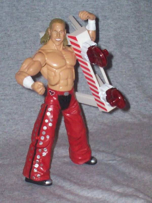 WWE FIGURE DELUXE AGGRESSION SHAWN MICHAEL & ACCESSORY  