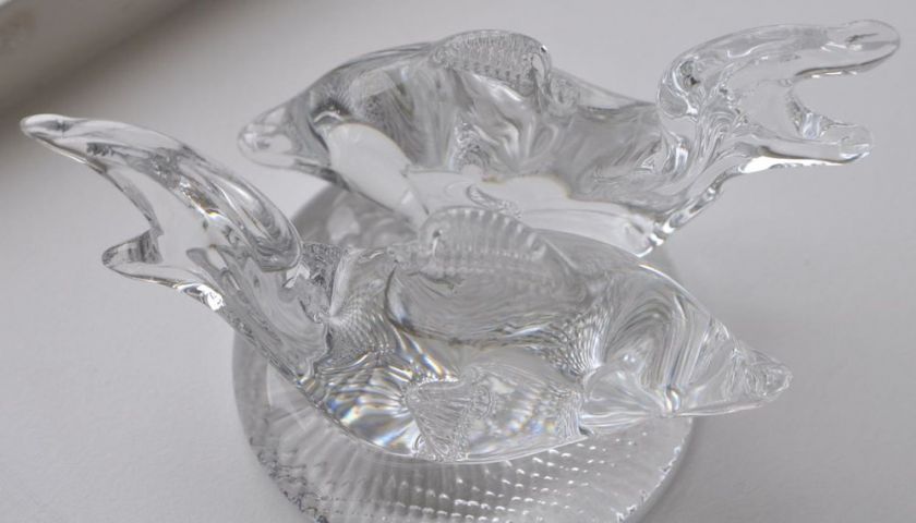 Late USSR Solid Crystal Zodiac Sign PISCES Nice Gift  